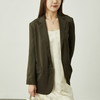 「K」洛诗琳05243气质阔版西装外套2025翻驳领真丝西装外套82937 商品缩略图1