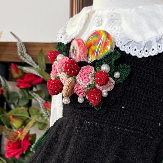 苏苏姐家下午茶礼服裙手工diy编织钩针毛线团自制裙子材料包 商品图3