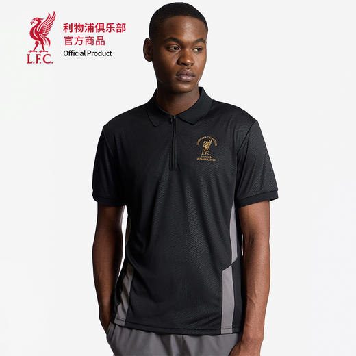 【官网同款】利物浦俱乐部 | 春夏半拉链polo衫伊斯坦布尔纪念短袖 商品图0