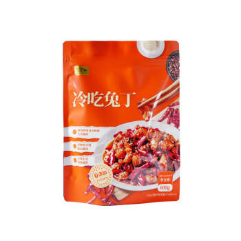 寇大香麻辣冷吃兔丁四川特产麻辣鲜香休闲零食追剧下饭菜150g*4 /粮油调味 /方便食品 /速食预制主食 商品图1