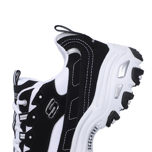 斯凯奇D'LITES 1.0时尚绑带运动鞋/熊猫鞋 男款黑白色 商品图7