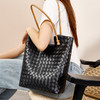 【预售3天】2025新款大容量高级感女士编织手提单肩包时尚托特包NJ886861 商品缩略图1