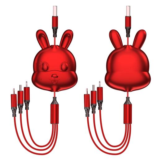 MiNEJONi伸缩一拖三数据线S16 商品图1