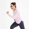 多威长袖运动女款跑步弹力新品T恤圆领衫2342455 商品缩略图0