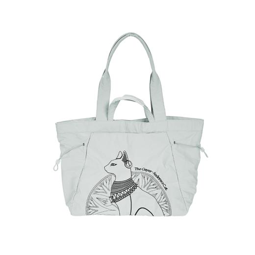 大英博物馆 盖亚·安德森猫系列 轻便大容量瑜伽包单肩包 薄荷绿 商品图6