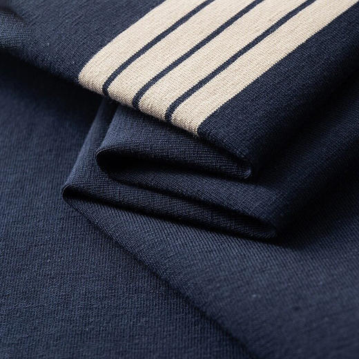 男士POLO衫夏季95%棉 翻领口袋条纹短袖上衣   PSL25115* 商品图3