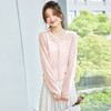 CC-SD7058夏季新款简约冰丝针织开衫女薄款外搭配裙子披肩长袖空调防晒衫 商品缩略图1