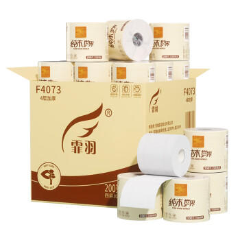 霏羽有芯卷筒纸4层200克*27卷家用卫生纸巾有芯卷纸手纸整箱F4073 /家庭清洁/纸品 /清洁纸品 /卷纸 商品图4