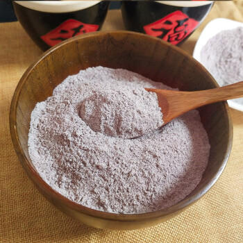 七河源有机紫米面紫米粉3斤(纯紫米粉杂粮面粉馒头煎饼烘焙蛋糕粉原料) /粮油调味 /杂粮 /其他杂粮 商品图1