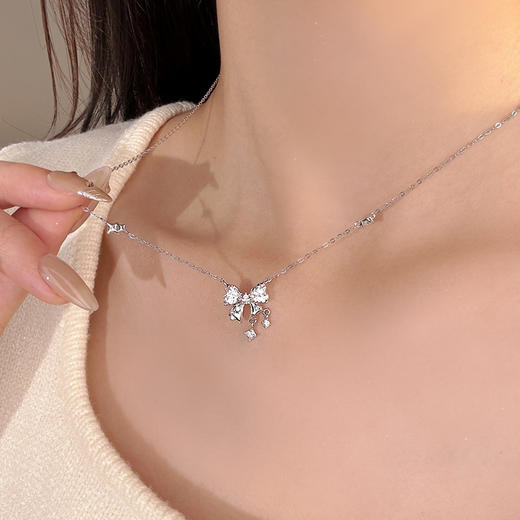 KADER卡蒂罗 心动甜梦项链女 925银轻奢小众2023新款夏锁骨链高级感配饰 送女友 送闺蜜 送礼 商品图4