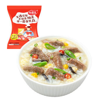 海福盛方便食品速食粥早餐宵夜懒人即食营养冻干粥八宝粥4味10袋400g /粮油调味 /方便食品 /速食粥 商品图2