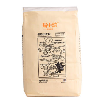 易小焙低筋小麦粉 烘焙专用蛋糕粉司康甜点 纸包装面粉 新良制粉 2斤装 /粮油调味 /面粉 /通用粉 商品图2