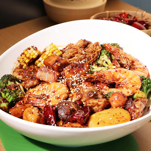 单山170g双料包麻辣香锅干锅 火锅底料炒菜炒龙虾酱料包厨房家用 商品图4