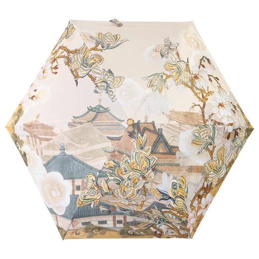 紫宝新中式国潮美学五折黑胶太阳伞 商品图1