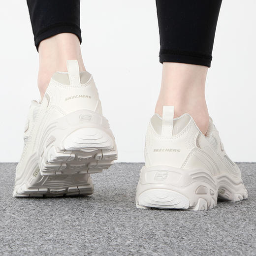 斯凯奇D‘LITES系列时尚绑带运动鞋 女款 百搭白色 商品图9