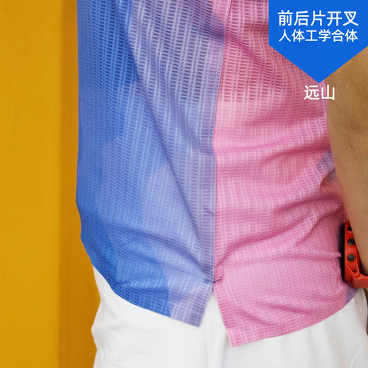 远山贴胶超轻格栅网宽肩宽背运动背心男女 商品图6