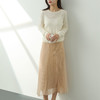 「K」洛诗琳04202仙气网纱半身裙2025夏季气质高腰A字百褶裙1083 商品缩略图1