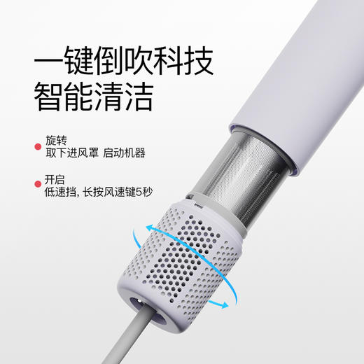 COSHARE 酷鲨护发高速吹风机HD20大风量 11W转高速无刷电机6亿高浓负离子低噪音电吹风多巴胺色系 送礼佳品 节日礼物 商品图5