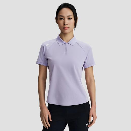 点此购买 迪桑特夏季女士四色半拉链短袖polo衫 HGN 317605 商品图8
