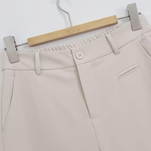 VIVIAN LIU A2535001 25夏季新款斜插兜腰部拉链直筒休闲宽松长裤 商品图2