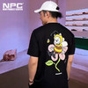 NPC潮牌CC系列背后蜜蜂小花发泡印花短袖T恤男索罗娜凉感CC53TE08 商品缩略图0