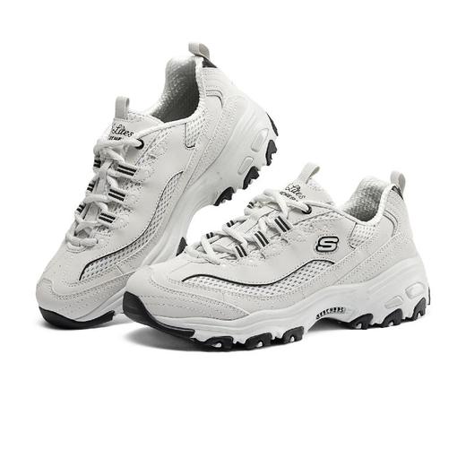 斯凯奇D‘LITES系列时尚绑带运动鞋 女款 百搭白色 商品图11