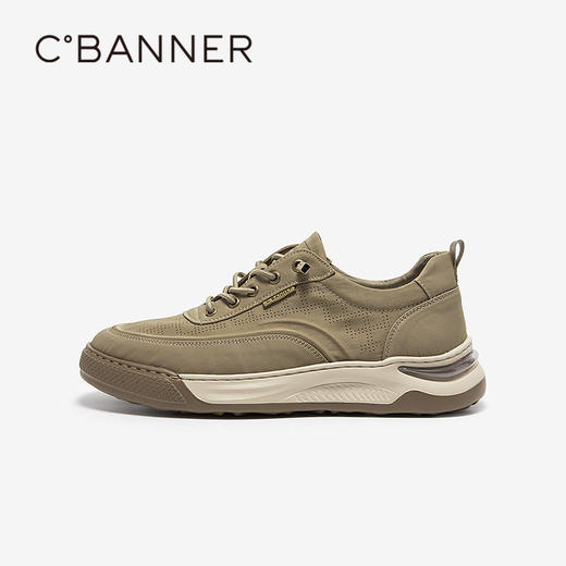 千百度男鞋厚底复古时尚休闲鞋舒适厚底轻便运动鞋A25152162 商品图2