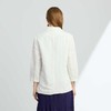 VIVIAN LIU D2443107 25春女装翻领两粒扣翻盖口袋七分袖宽松西装 商品缩略图1