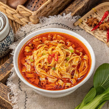 顶大热汤面皮115g*5袋 泡面拌面面叶方便面免煮速食 /粮油调味 /方便食品 /方便面 商品图1