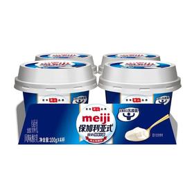 明治（Meiji） 保加利亚式酸奶 100g*4杯