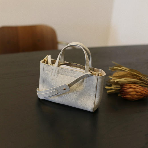 【预售3天】2025新款法式迷你托特包时尚手提包女单肩斜挎包9228-D 商品图4