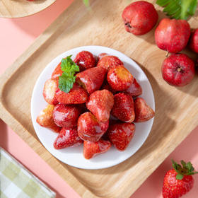 方砖厂69号冻干冰糖葫芦山楂草莓水果蜜饯脆果脯零食老北京特产山楂草莓105g /粮油调味 /方便食品 /速食预制主食