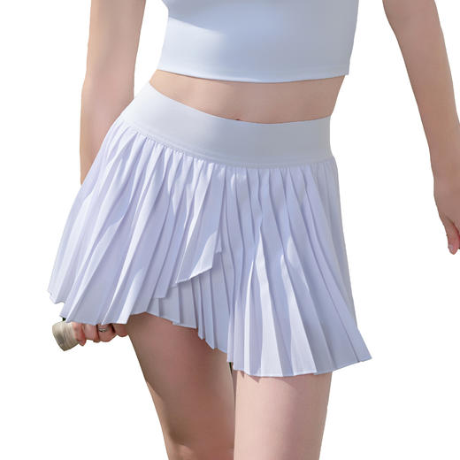 跃牌【安琪拉系列】网球裙含安全裤内衬运动健身A字裙摆半身裙女休闲瑜伽裙DQ-5013 商品图3