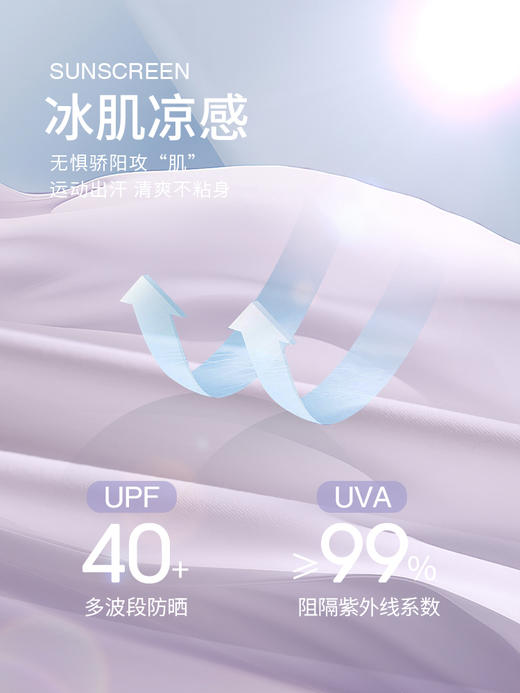 【专属特价】熙世界冰丝防晒衣女宽松防紫外线原纱透气云朵外穿防晒服薄外套 商品图4