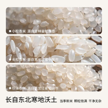 积谷粮控长粒香米小粒香米珍珠香米小袋一人份免洗【品北组合】1.44斤 /粮油调味 /米 /其他大米 商品图1
