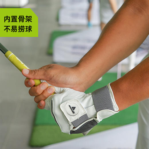 ONEMATE高尔夫握杆纠正手套锁定手腕打更直小羊皮透气防滑golf挥杆练习 商品图3