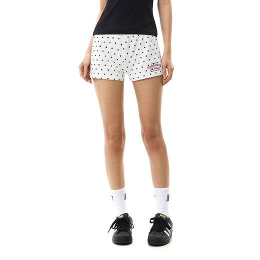 FDR官方店 美式复古撞色刺绣波点短裤女夏季辣妹超短热裤 商品图1