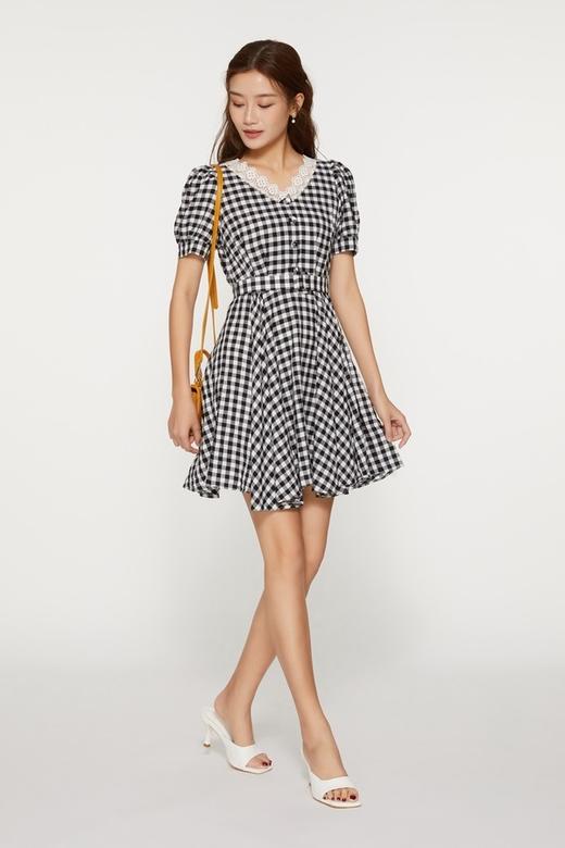 amadella 经典格纹连衣裙（不含腰带） 17617 商品图0