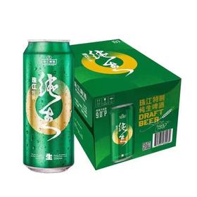 【整箱】珠江啤酒 特制纯生9度 500ml*12听