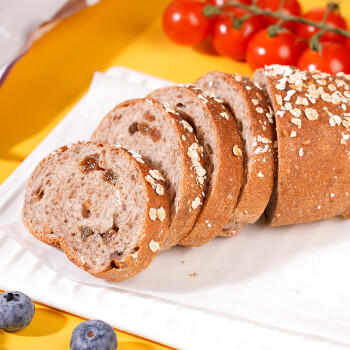 易小焙黑全麦粉500g*3 黑麦面包条馒头含麦麸粗粮杂粮烘焙新良制粉3斤 /粮油调味 /面粉 /通用粉 商品图5