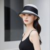紫宝桑蚕丝和纸轻便时尚百搭前翘防晒气质简约渔夫帽 商品缩略图5
