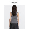 VIMAGE纬漫纪百搭气质U领针织背心内搭打底外穿上衣2025夏季新款V2301934 商品缩略图4