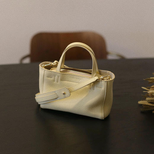 【预售3天】2025新款法式迷你托特包时尚手提包女单肩斜挎包9228-D 商品图2