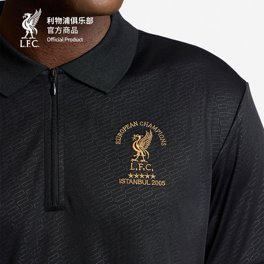【官网同款】利物浦俱乐部 | 春夏半拉链polo衫伊斯坦布尔纪念短袖 商品图3