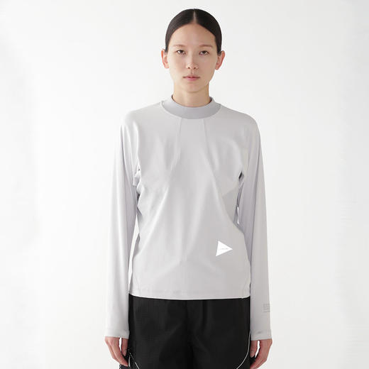 and wander rash guard (W) 女装伸缩性面料廓形长袖圆领T恤 商品图0
