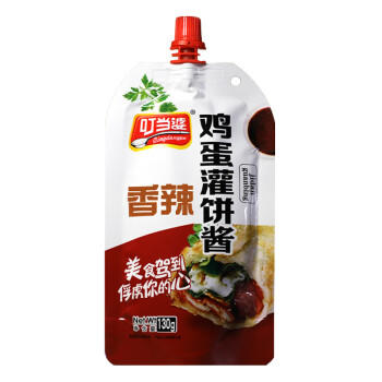 叮当婆鸡蛋灌饼酱原味x2 香辣x1 奥尔良x1 共130gx4袋家用调味品酱料 /粮油调味 /调味品 /中式酱料 商品图1