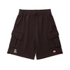 U17 弹力腰围侧贴袋短裤 咖啡色 商品缩略图0