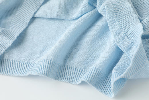 【无缝一体和纸纱V领T恤】甄选和纸混纺纱线，质地轻盈，透气清爽JZ2534-CC 商品图9