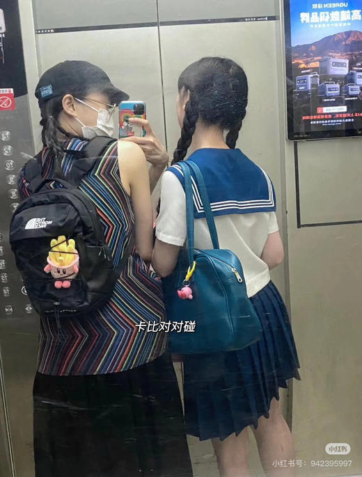 原单通勤旅行户外北面双肩包小书包 商品图4