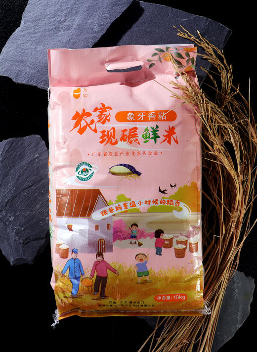 【顺丰包邮】广东惠州龙门一米爱农家现碾鲜米（象牙粘米）10kg/袋 商品图4